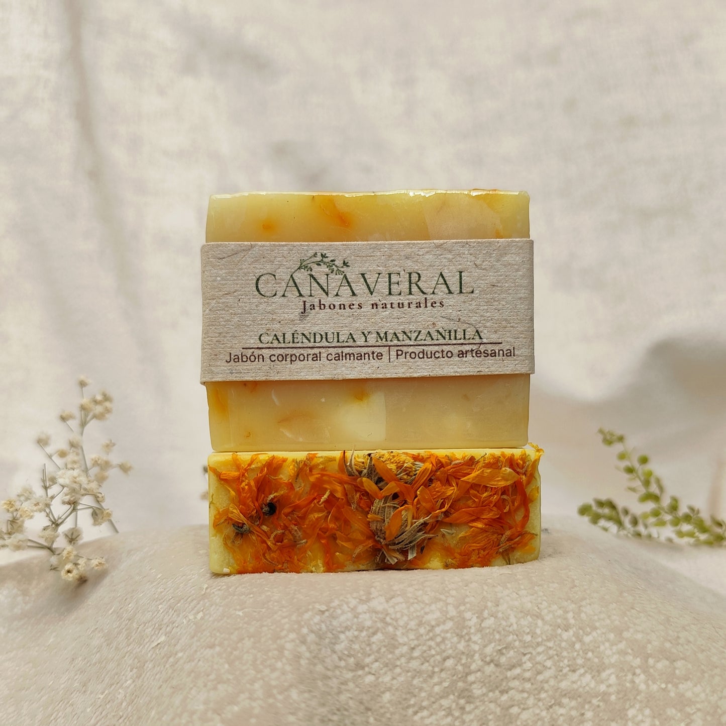 Jabón de caléndula y manzanilla