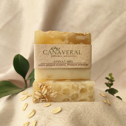 Jabón de avena y miel