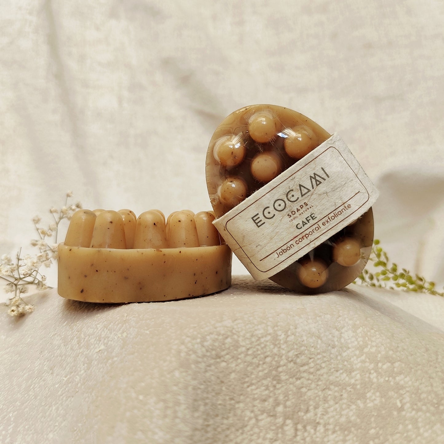 Jabón exfoliante de café