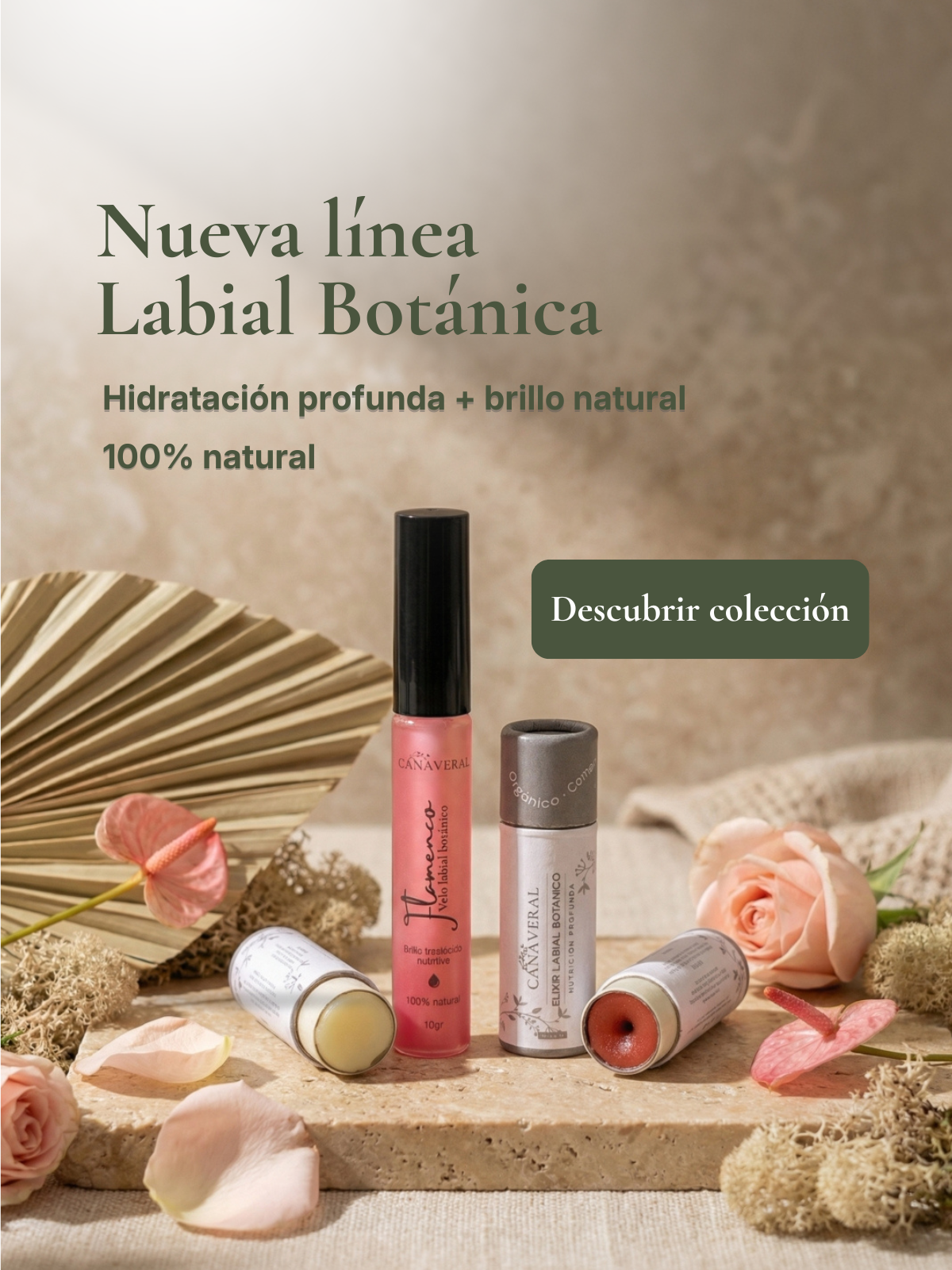 Hidratantes de labios 100% natural