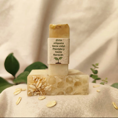 Jabón de avena y miel